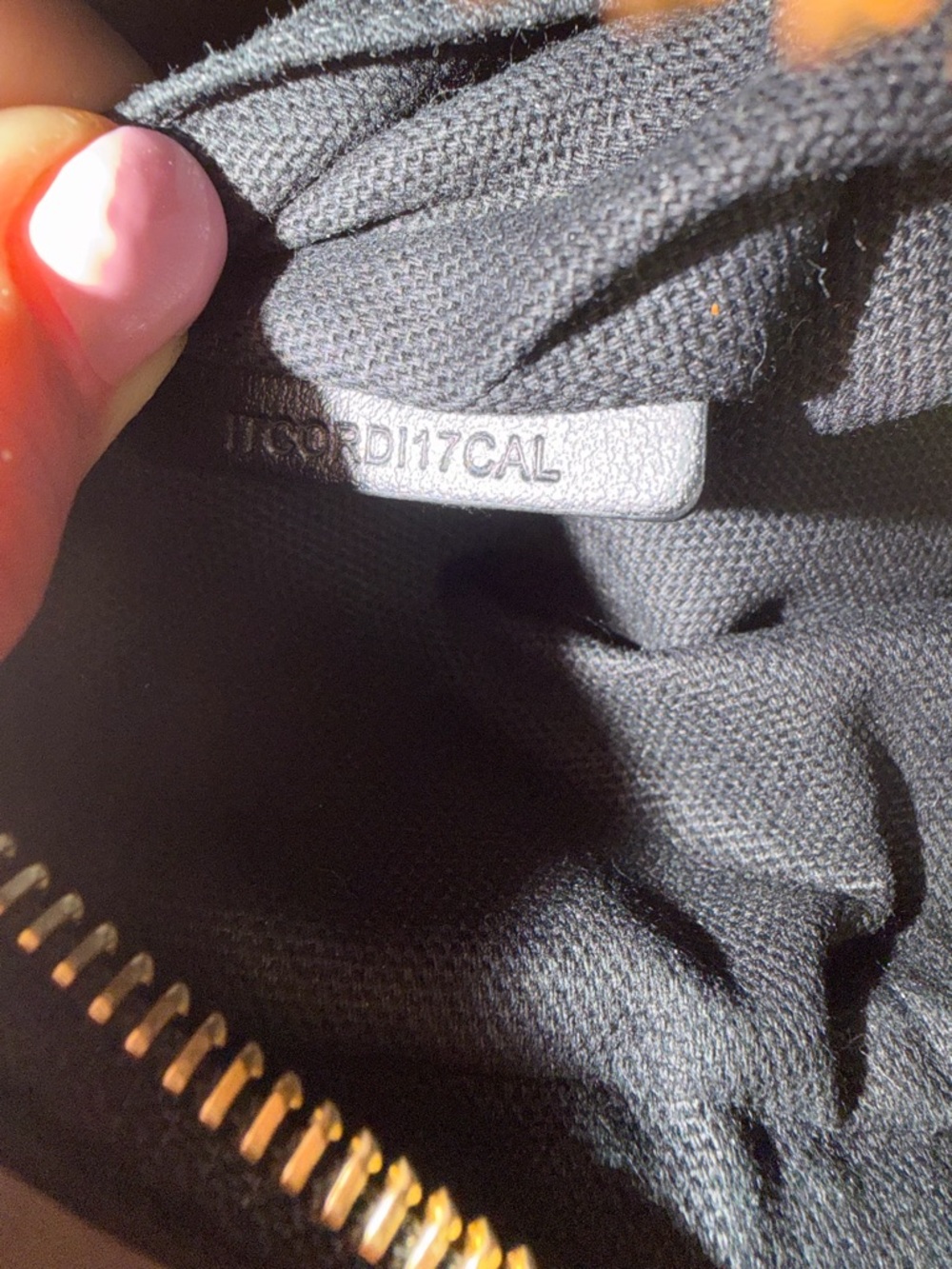 Burberry Monogram Embossed Leather Camera Bag Black Gold Chain Crossbody - Picture 10 of 13